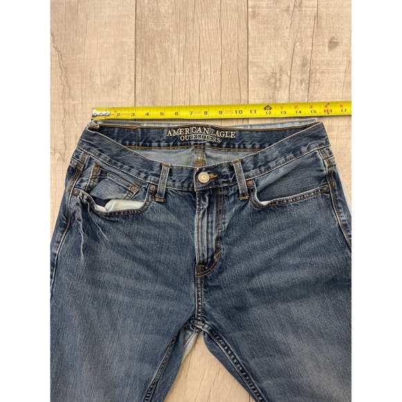 American Eagle Outfitters Mens Original Boot Jeans‎ Medium Wash Light Wash - Picture 6 of 6